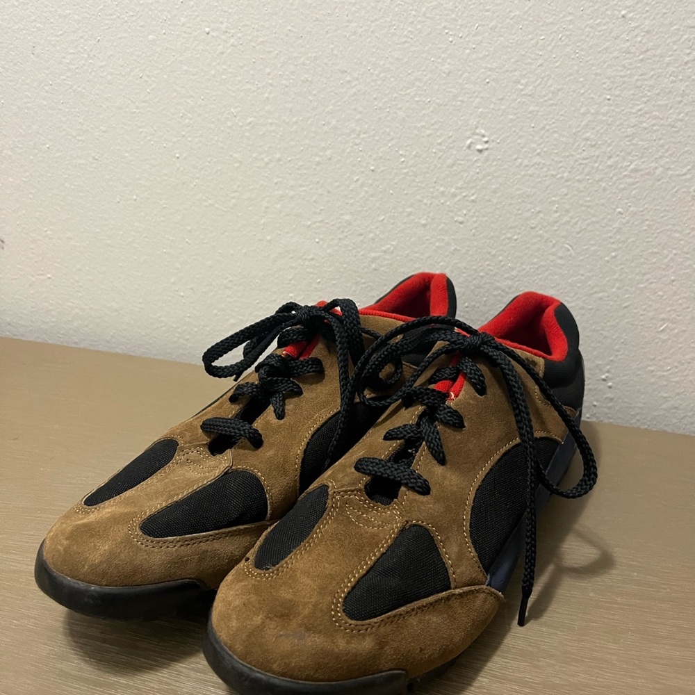 Stylish Black and Brown Mens biking shoe